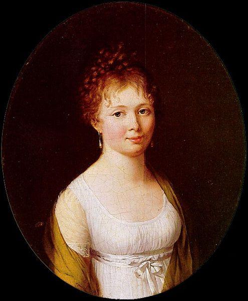 Louis Leopold  Boilly Portrait of Gabrielle Josephine du Pont France oil painting art